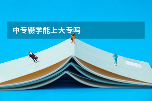中专辍学能上大专吗
