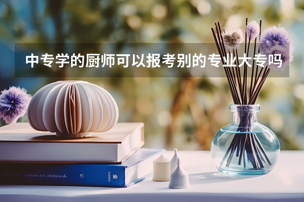 中专学的厨师可以报考别的专业大专吗