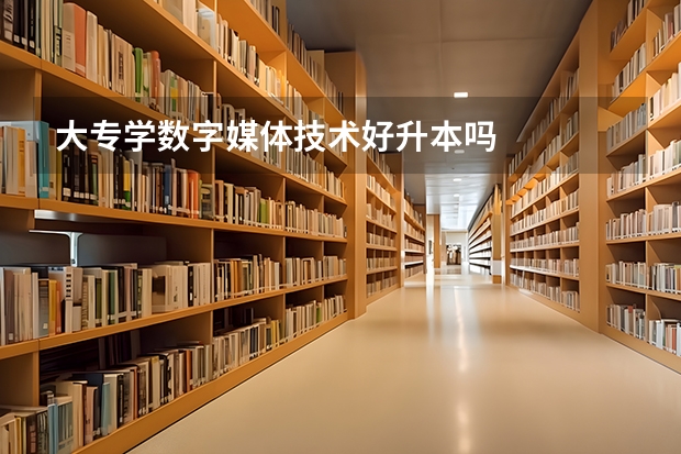 大专学数字媒体技术好升本吗