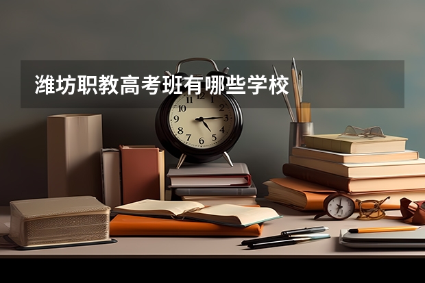 潍坊职教高考班有哪些学校