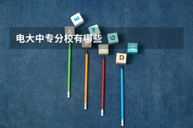 电大中专分校有哪些
