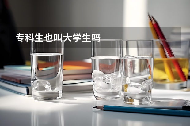 专科生也叫大学生吗